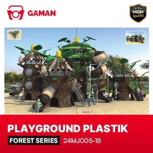 OUTDOOR PLASTIC PLAYGROUND - FOREST SERIES - 24MJ005-18