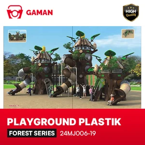 OUTDOOR PLASTIC PLAYGROUND - FOREST SERIES - 24MJ006-19