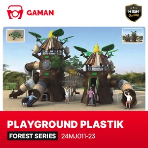 Outdoor Plastic Playground - Forest Series - 24MJ011-23