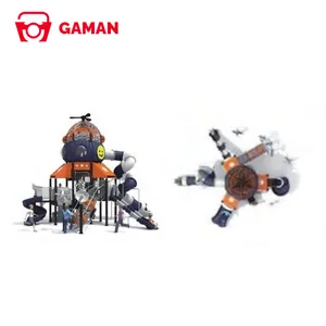 PLAYGROUND PLASTIK OUTDOOR - SPACE X SERIES - 24JD015-67