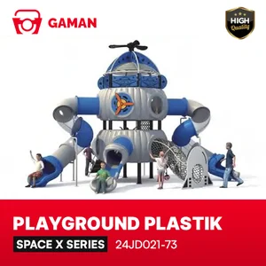 TAMAN BERMAIN PLASTIK LUAR RUANGAN - SERI SPACE X - 24JD021-73