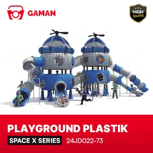 TAMAN BERMAIN PLASTIK LUAR RUANGAN - SERI SPACE X - 24JD022-73