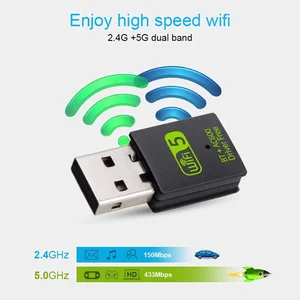 Flashdisk Dongle WiFi USB 300Mbps – Mini Wireless Adapter Plug & Play