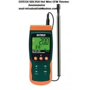 EXTECH SDL350  Hot Wire CFM Thermo Anemometer 