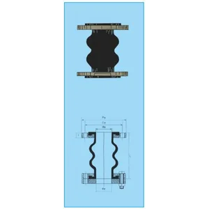 Two Ball Type Rubber Joint