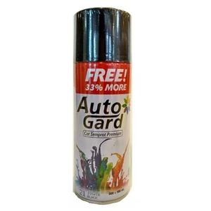 Autogard Can Spray Paint Black Color