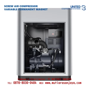 Kompresor Angin Sekrup UCS UNITED 11 KW 15 KW (15HP 20HP) - VPM Permanent Magnet