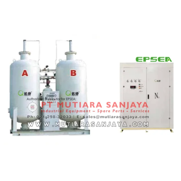 PSA Mesin Nitrogen Twin Tower sampai 99.999% Purity EPSEA