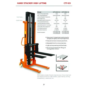 CARLIFT Hand Staker Manual 1Ton - RUNGKUT