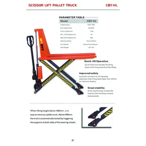 CARLIFT Hand Pallet Scissor Lift - SURABAYA