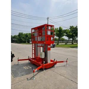 Tangga Electric - Tangga Hidrolik Aluminium Platform 16Meter Double Mast 