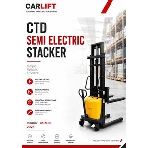 Semi Electric Stacker 1.5T 1.6M