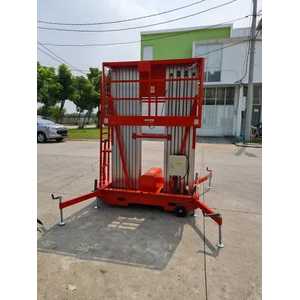 Tangga Hidrolik - Tangga Elektrik Aluminium Platform Work Double Mast 14Meter