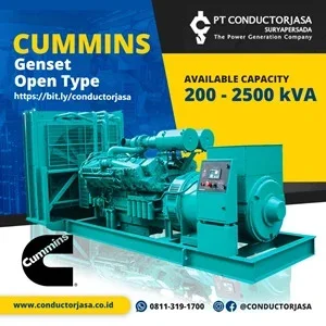 Genset Diesel Cummins Original 750 kVA - Genset Solar
