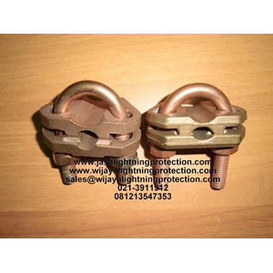 Grounding Clamp Type U-Bolt Three Way Cable Bc 35 Mm