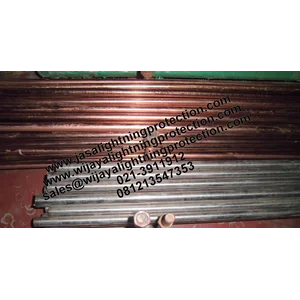 Aksesoris Kabel Lainnya Lightning Protection Copper Rod 1per2" x 2m