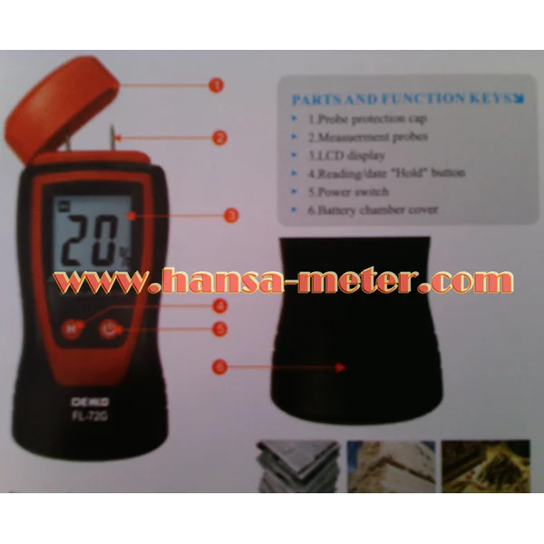 Moisture Meter Fl-72G Dekko 
