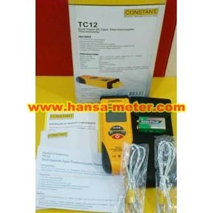 TC12 Constant Dual Inpit Digital Thermometer Termocouple Type K 