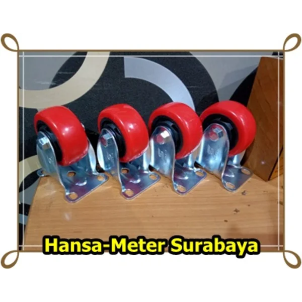 Roda Polyurethane Triple S 4 inci set Mati