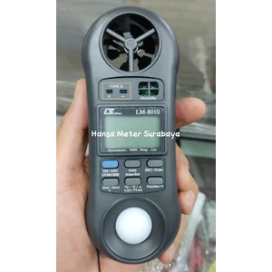 4 in 1 Anemometer (CMM CFM) Humidity Lux Thermometer LUTRON LM-8010