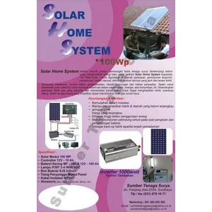 Paket Lampu Solar Home Sytem Tenaga Surya 50Wp 