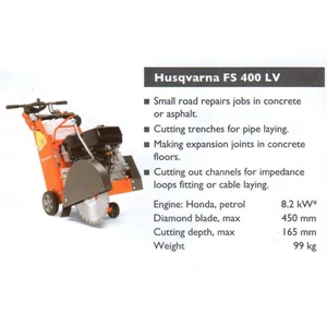 ALAT POTONG JALAN ASPHALT  BETON HUSQVARNA FS-400 LV