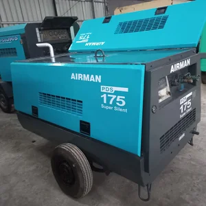 AIR COMPRESSOR AIRMAN PDS 175 CAPACITY 175 CFM RECONDITION