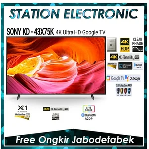 Sony Bravia KD-43X75K 43 Inch 4K UHD HDR Smart TV Android LED TV 43X75