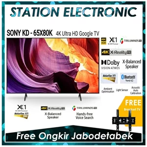 SONY Bravia KD-65X80K 65 Inch 4K UHD Smart TV Google Android LED TV 65X80