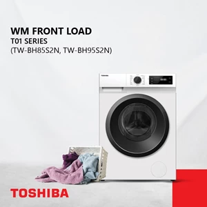 Toshiba Front Loading Washing Machine 8.5KG TW-BH95S2N Inverter Technology