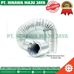 CKE Selang Aluminium flexible / Flexible ducting Aluminium double 4 inch x 10 meter