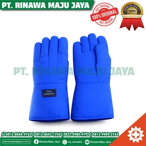 KINGRINS - Sarung Tangan Safety Cryogenic Protection Premium / Pelindung Suhu Ekstrem untuk Liquid Nitrogen Dry Ice dan Industri Cryogenic
