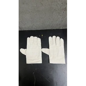 KINGRINS - Sarung Tangan safety bahan Kanvas lapis Furing panjang 25 cm / Sarung tangan knavas Safety Gloves Industri Konstruksi Gudang dan Bengkel