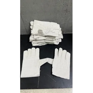 KINGRINS - Sarung Tangan safety bahan Kanvas lapis Furing panjang 25 cm / Sarung tangan knavas Safety Gloves Industri Konstruksi Gudang dan Bengkel