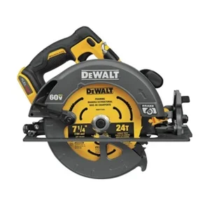 Gergaji Tangan Bulat Dewalt Max Flexvolt BL 184mm 60V