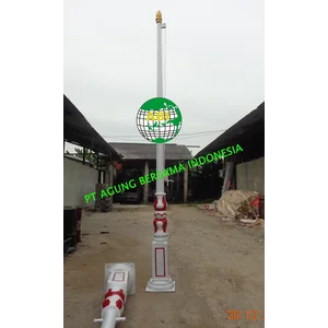 Tiang Lampu Bendera Merah putih