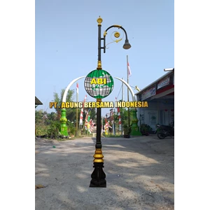 Tiang Lampu Taman Jalan Klasik 5 Meter