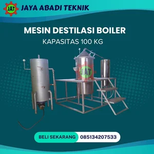 Mesin Destilasi Boiler Minyak Atsiri Mesin Pengasapan