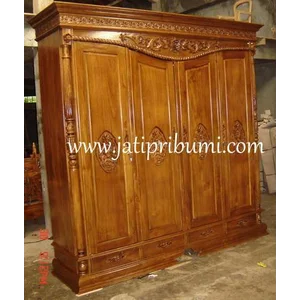 Carved Teak Cupboards Dress Dafinsi Jepara