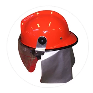 Fire Resistant Lens Fire Helmet