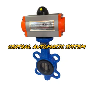 Pneumatic CASA Type CS 50D C/W butterfly Valve CI 1.1/2"