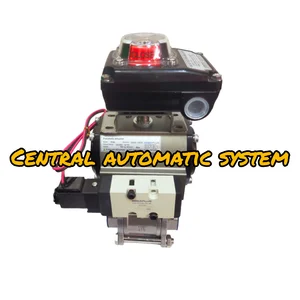 Pneumatic Actuator KOSAPLUS Type RD-65 C/W Ball Valve 3pc 1½" SS316 + Solenoid KS534S + Limit Switch box KLS 10