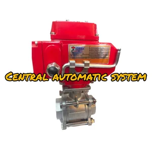 Elevtric Actuator CASA Type CAS 05E C/W Ball Valve 3pc 1 ½" SS
