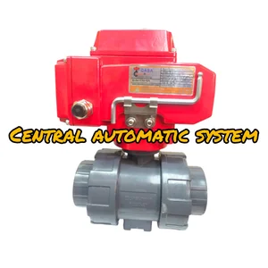 Electric Actuator / Motorize Valve CASA Type CAS 10A 220v C/W Ball Valve PVC 2"
