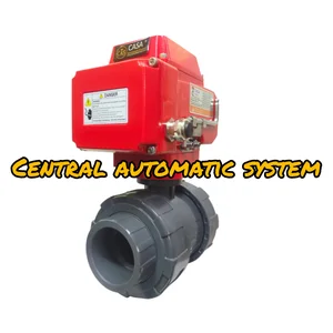 Electric Actuator / Motorize Valve CASA Type CAS 10A 220v C/W Ball Valve PVC 2"