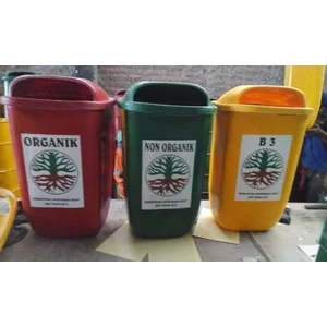 Tempat Sampah Fiber 60Ltr