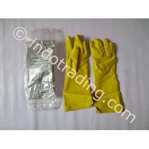 Kw1 Rubber Safety Gloves (Yellow)