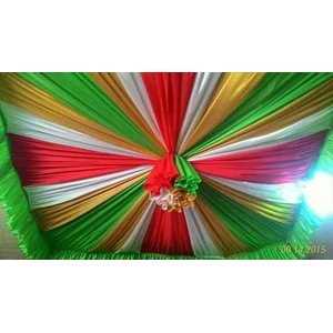 Plafon Tenda Balon DPRS Hijau Merah
