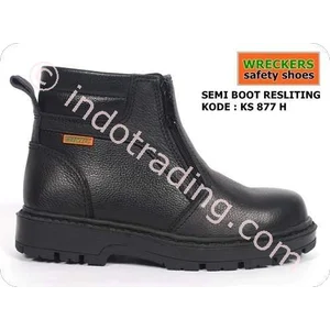 Sepatu Safety Wreckers Semi Boot Elastic KS729X