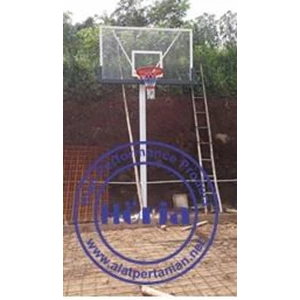 Planting Basketball Masts Horja KMU